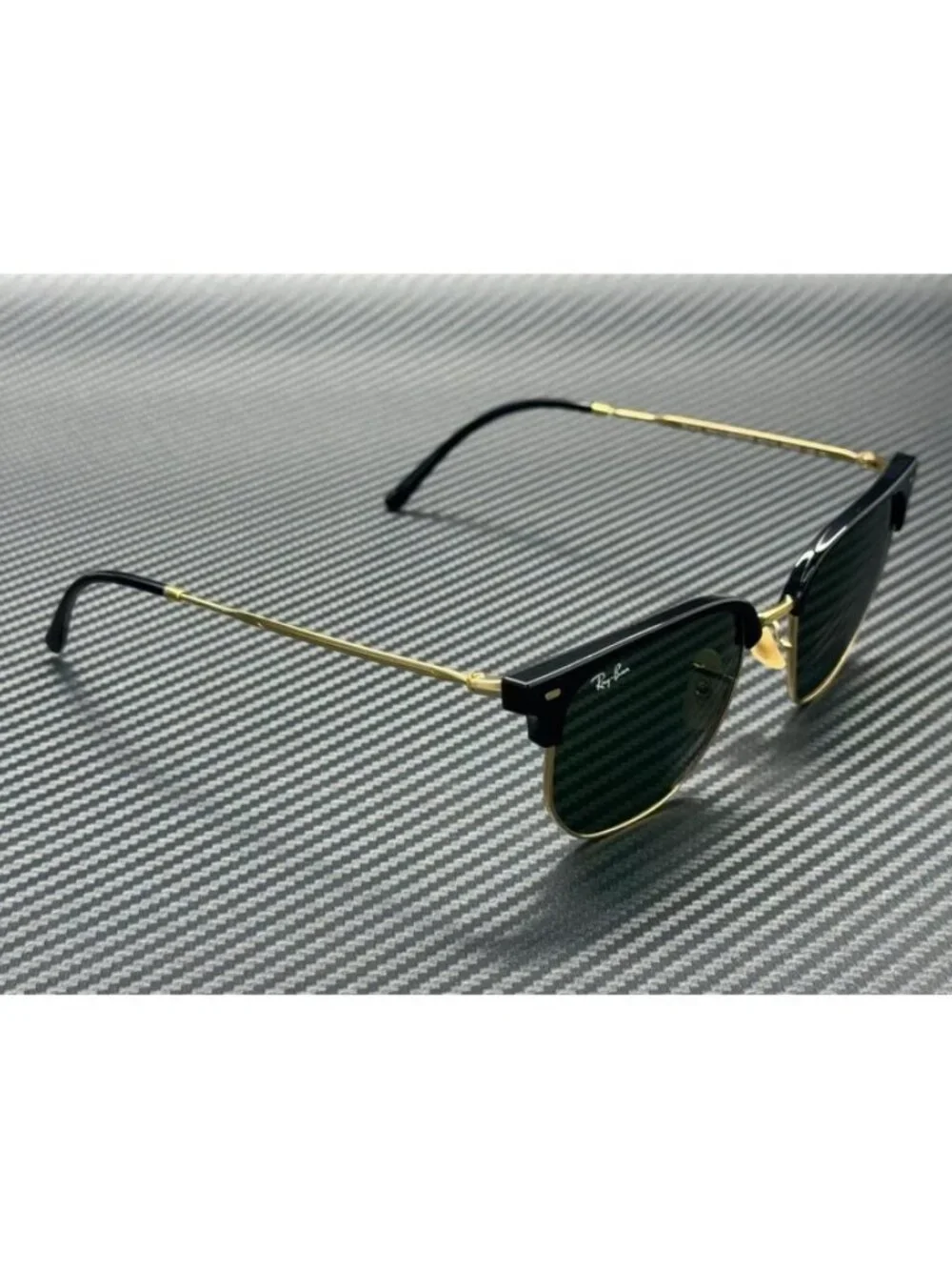 New Ray-Ban Men Black on Arista Sunglasses 53-20-145